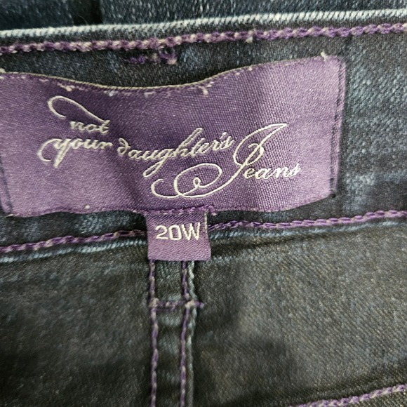 Not Your Daughter's Jeans Women's Size 20W Dark Wash Jeans - Picture 4 of 8
